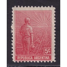 ARGENTINA 1911 GJ 317b ESTAMPILLA NUEVA CON GOMA VARIEDAD SIN FILIGRANA U$ 23